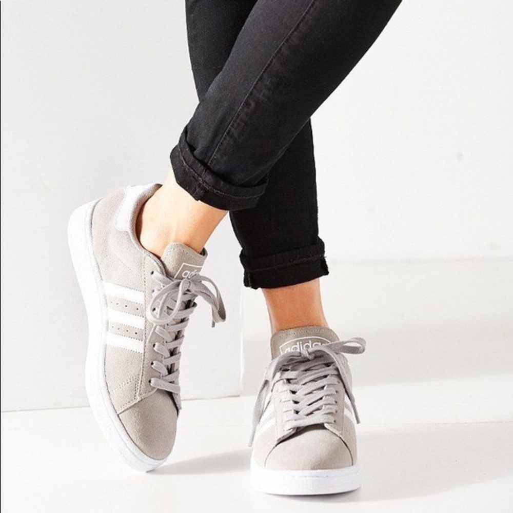 Adidas Originals Grey Campus Sneakers